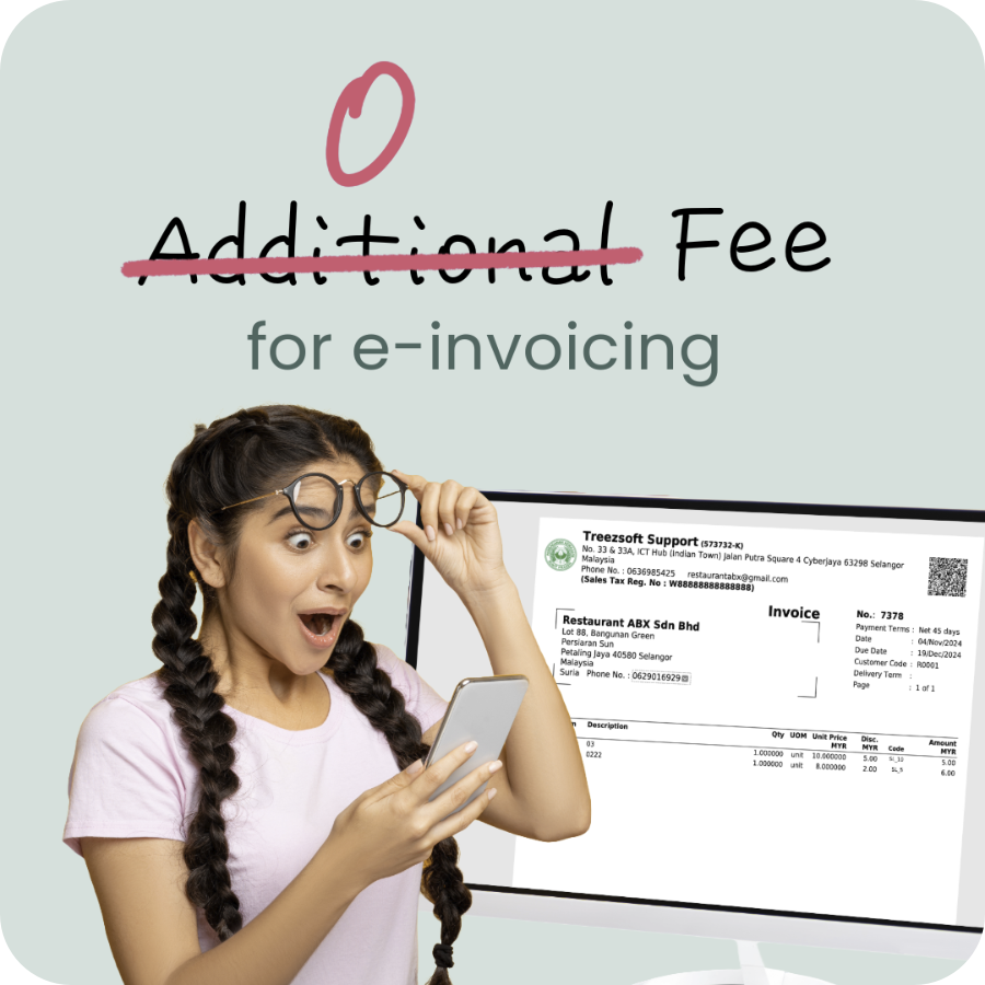 0 Fee for e-Invoicing